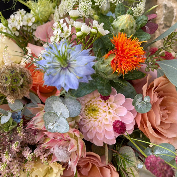 Wedding Bouquet - Rose and Ammi Flowers Edinburgh florist