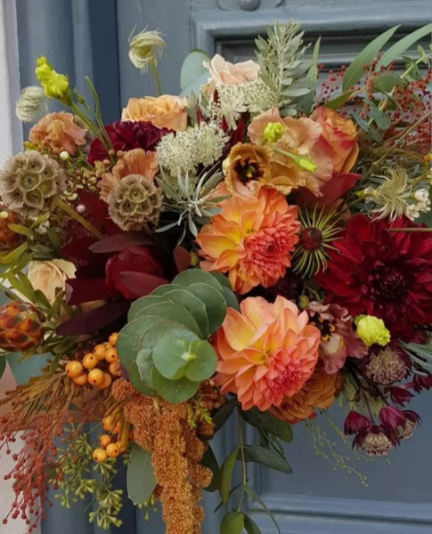 Wedding Bouquet - Rose and Ammi Flowers Edinburgh florist