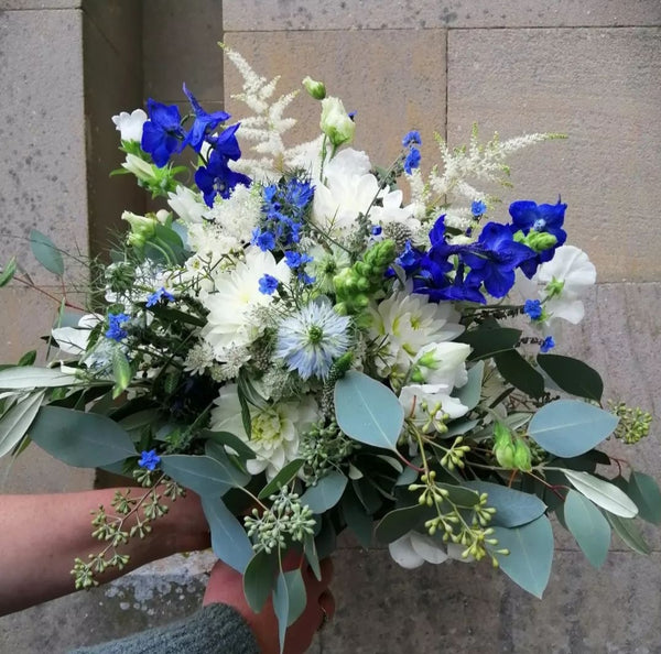Wedding Bouquet - Rose and Ammi Flowers Edinburgh florist
