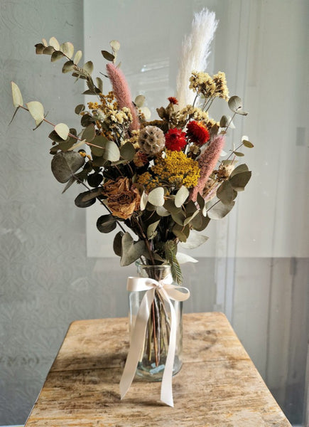 Dried flower posy- Edinburgh florist delivery