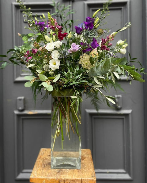 Our Wild and Rustic Bouquet - Rose and Ammi Flowers Edinburgh florist