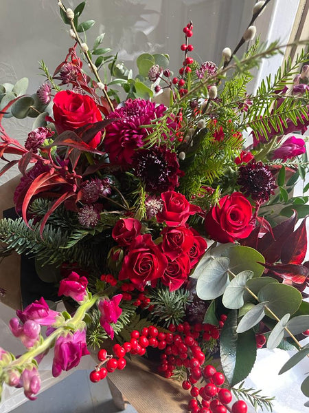 Luxury bouquet bag - Rose and Ammi Flowers Edinburgh florist