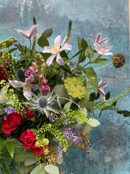 Wild Romance Bouquet - Rose and Ammi Flowers Edinburgh florist